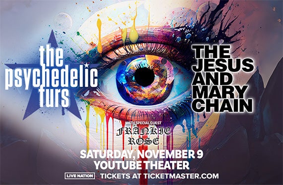 The Psychedelic Furs & The Jesus and Mary Chain co-headline at YouTube Theater on November 9, 2024