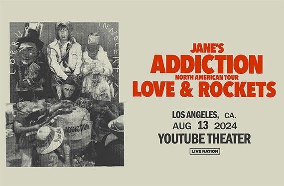 More Info for Jane’s Addiction and Love and Rockets  Announce 2024 Tour